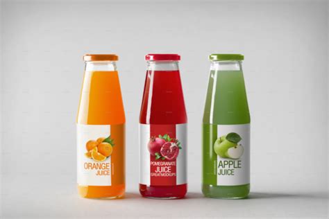 juice bottle mockups  psd design templates