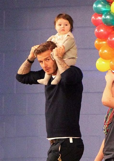 Harper Beckham David Beckham And The Worlds Cutest Picture Mirror Online