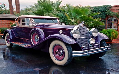 Wallpaper Purple Vintage Vintage Car Convertible Oldtimer