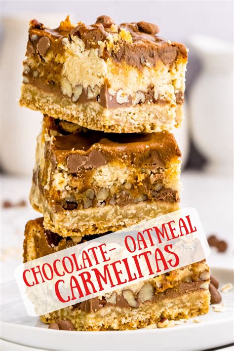 Chocolate Oatmeal Carmelitas Recipe Girl