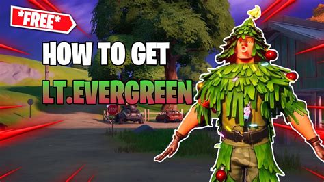 How To Get The Ltevergreen Skin In Fortnite From The Winterfest Cabin