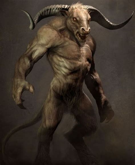 Minotaur Mythical Creatures Mythological Creatures Fantasy Creatures