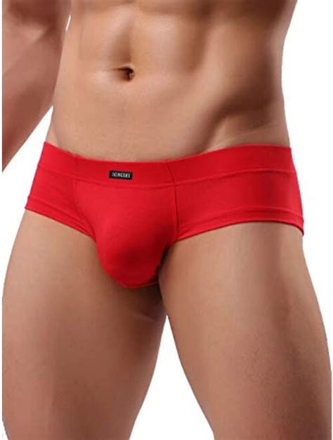 Buy IKINGSKY Men S Seamless Front Pouch Briefs Sexy Low Rise Men Cotton