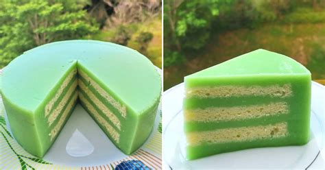 Blend well and then strain over a strainer to get rid of the pandan leaf. Pandan Layer Cake: A Step-By-Step Guide To Baking This ...