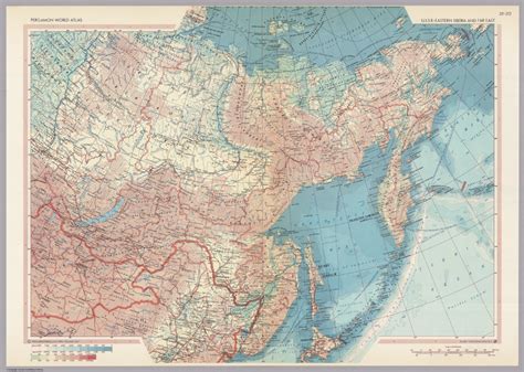 Ussr Eastern Siberia And Far East Pergamon World Atlas David