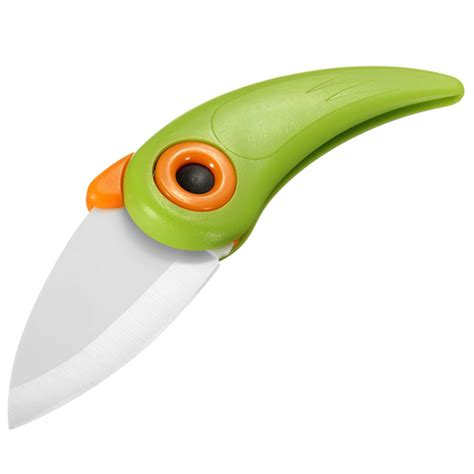 Honana Multi Color Bird Folding Mini Ceramic Knife Kitchen Tool
