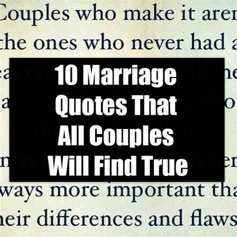 10 Marriage Quotes That All Couples Will Find True