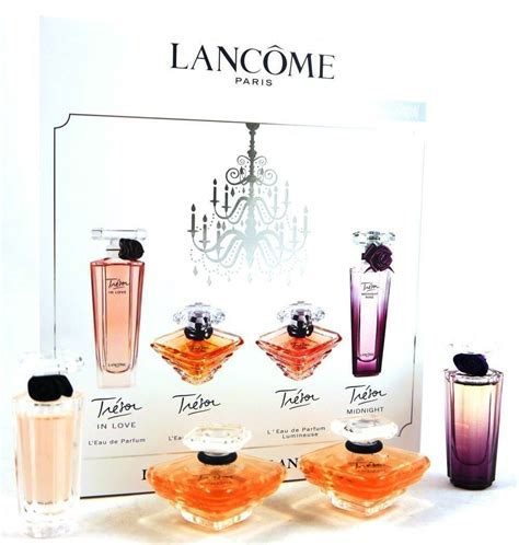 Tresor Variety By Lancome Miniature Leau De Parfum Splash 4 Pc Set