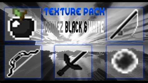 Daviez Black And White Pvp Texture Pack Minecraft Youtube