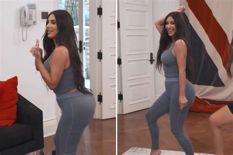 Kim Kardashian Struggles To Do Raunchy Wap Dance With Tiktoker Addison Rae And Complains She Doesn
