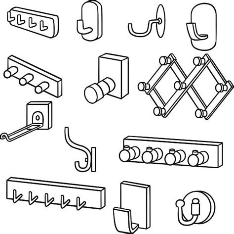 Royalty Free Coat Hook Clip Art Vector Images And Illustrations Istock