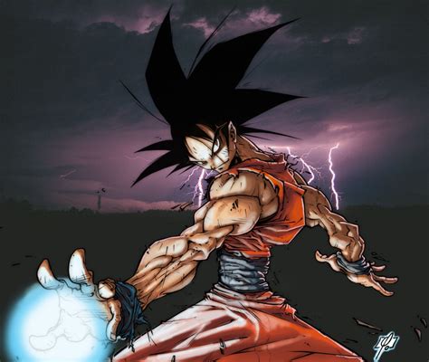 The fact is, i go into every conflict for the battle, what's on my mind is beating down the strongest to get stronger. Wallpaper Of Son Goku Or Kakarot, Dragon Ball - Anime Cartoon