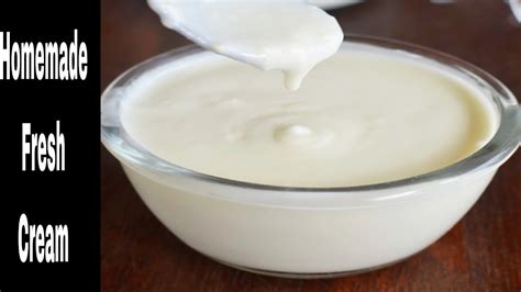 Homemade Fresh Cream How To Make Cream At Home Fresh Cream Recipe