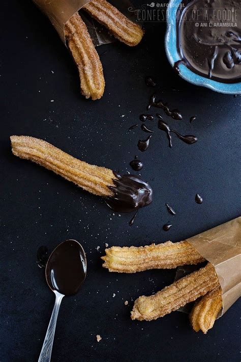 Lemon Scented Churros With Chocolate Sauce Churros Foodie Recipes