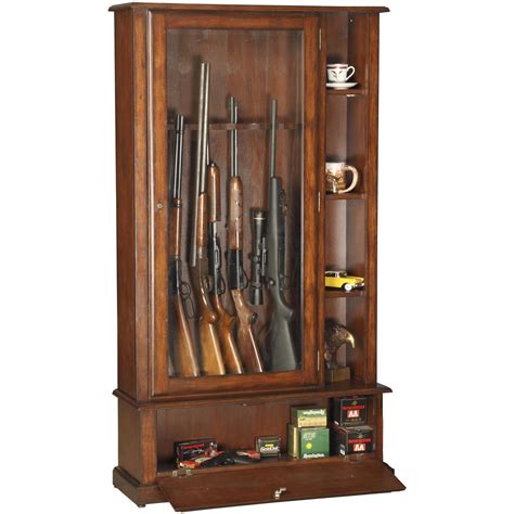 Used gun cabinets for sale. American Furniture Classics® 12 - gun Curio Cabinet ...