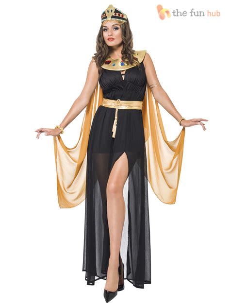 Ladies Sexy Egyptian Queen Cleopatra Costume Womens Fancy Dress Outfit All Sizes Ebay