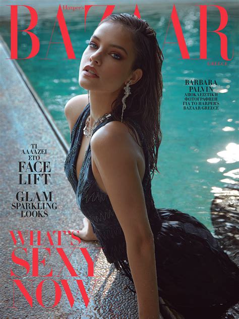 Barbara Palvin Covers Harpers Bazaar Greece December 2021 By Greg Swales Fashionotography
