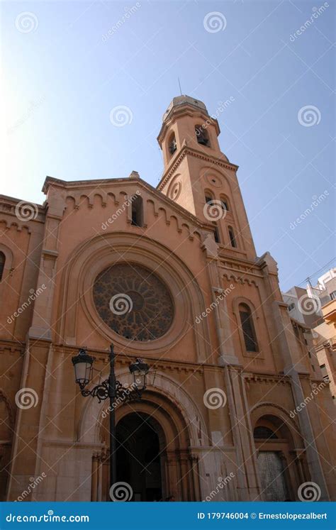 Exterior View Of A Christian Place Of Worship Stock Photo Image Of