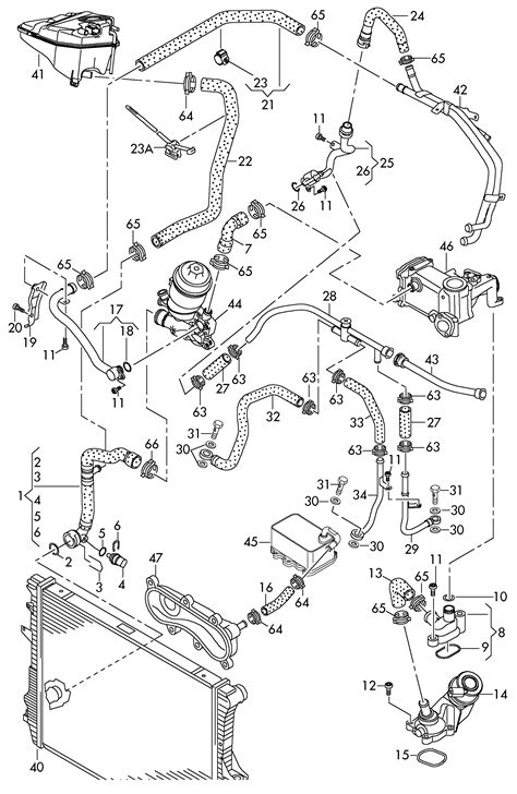 Audi Q7 (2010 - 2015) - Coolant cooling system. > ETKA Online