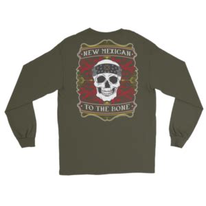 Long Sleeve New Mexican to the Bone T-Shirt | Long sleeve tshirt men, Mens tops, Mens long sleeve