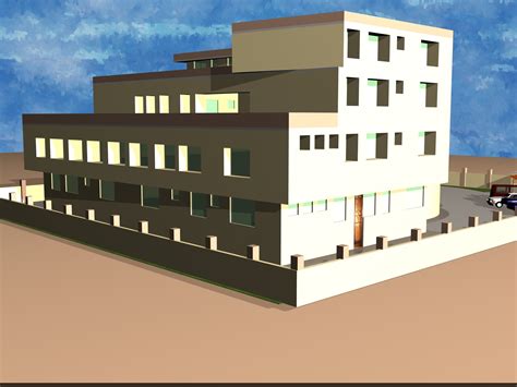 Office Building 3d Dwg Model For Autocad Designs Cad