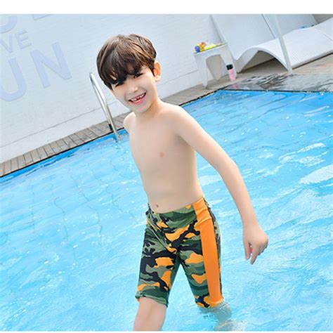 Funfeliz Boys Swimming Trunk Kids Boy Boardshorts Black Green Kids