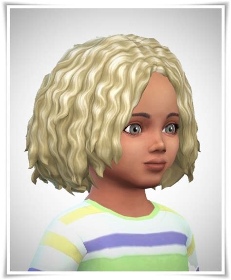 Sims 4 Hairs Birksches Sims Blog Wavy Bob Hair Toddler Version