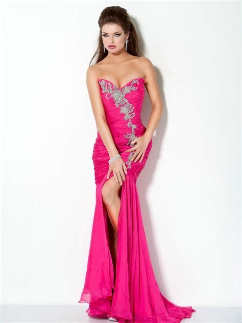 Hot Pink Evening Dresses