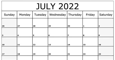Pdf Calendar July 2022 April Calendar 2022