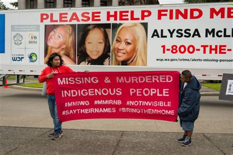 missing native american woman s photo to be featured on wsp sponsored homeward bound truck