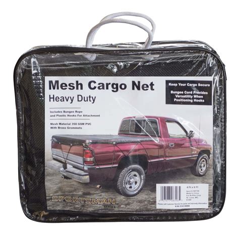 Heavy Duty Mesh Truck Bed Cargo Net Cover 4 Ft X 6 Ft 27077083965 Ebay