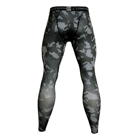 Camouflage Compression Pants For Men Fitallsports