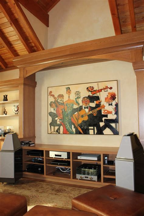 Man Cavemusic Room Traditional Home Theater San Francisco By