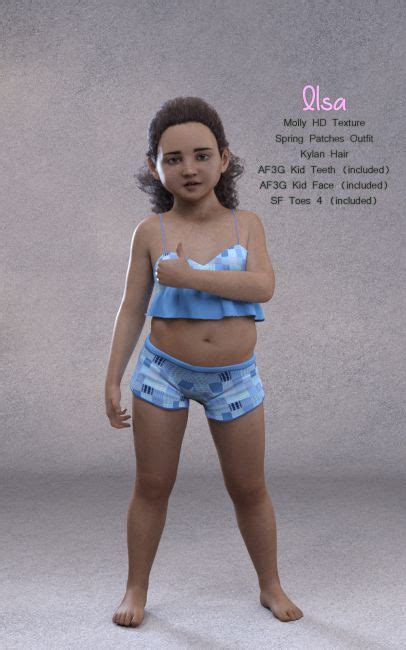 Ambers Friends Third Grade 3d Models For Poser And Daz Studio