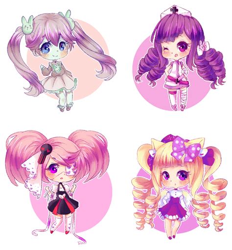 Chibi Commissions By Owinter On Deviantart Raffle Prizes Character