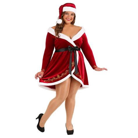 Plus Size Women S Sexy Mrs Claus Costume