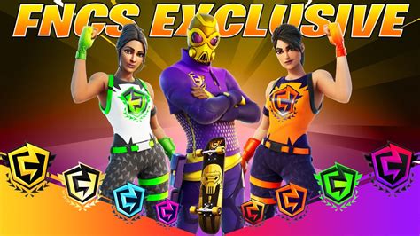 All Fncs Exclusive Skins Cosmetics And Free Rewards Showcase Fortnite Youtube
