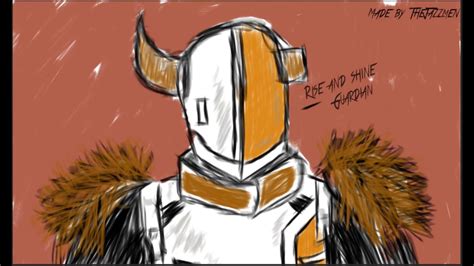 Drawing Lord Shaxx Destiny Fan Art Youtube