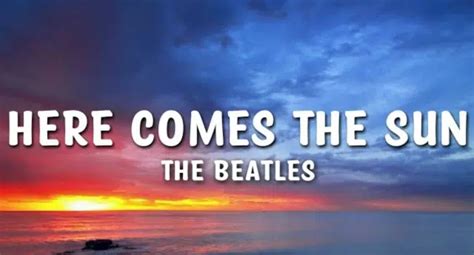 Here Comes The Sun Lyrics The Beatles Abbey Road Kulfiycom