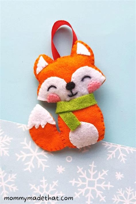 The Cutest Diy Felt Ornaments With Free Patterns