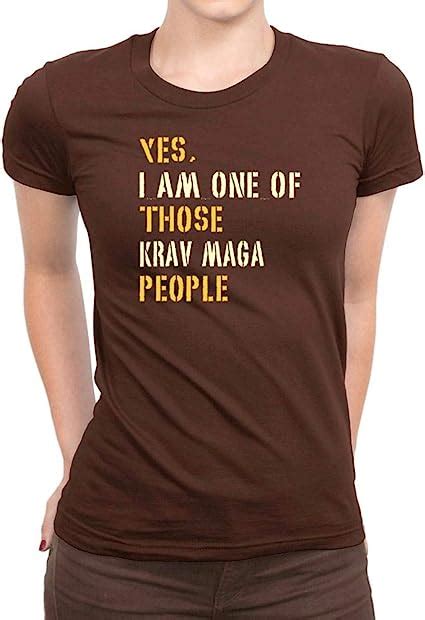 Idakoos Yes I Am One Of Those Krav Maga People Camiseta Mujer Amazon