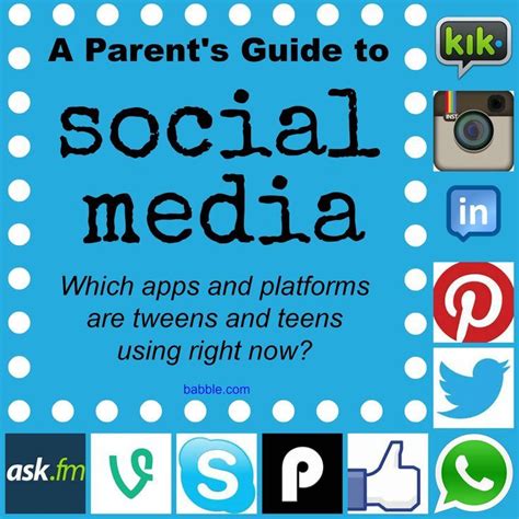 A Parents Guide To Social Media What Are Tweens And Teens Using Right