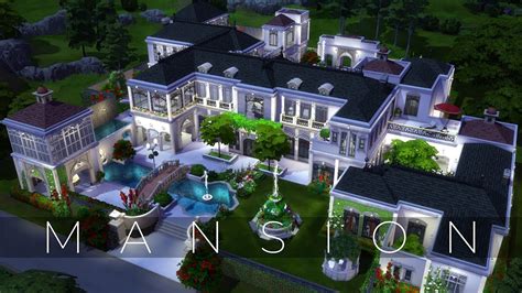 The Sims 4 Speed Build Million Dollar Mega Mansion Nocc Interior