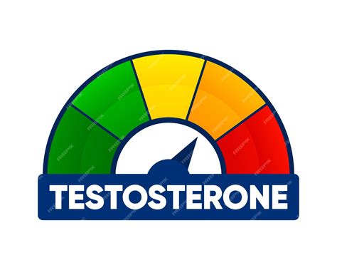 Premium Vector Meter Of Testosterone Hormone Level Measuring Scale Molecular Chemical Formula