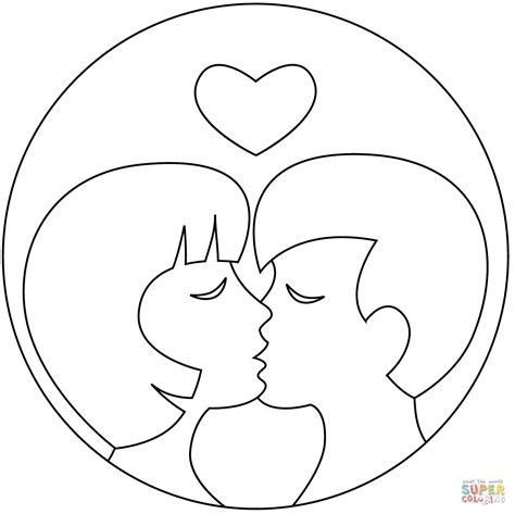 Kiss Coloring Page Free Printable Coloring Pages