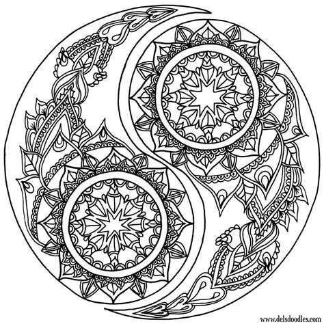 Your yin yang coloring stock images are ready. Yin-Yang Coloring Page | Mandala coloring pages, Coloring ...