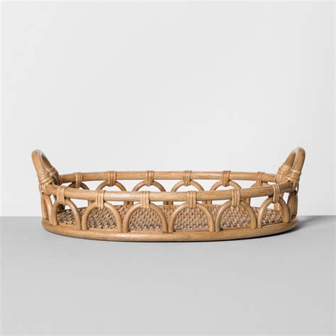 Our trays to be used in various purposes such as morning/breakfast tray, coffee/tea tray, bathroom tray and so on. Rattan Tray - Natural - Opalhouse™ - image 2 of 8 ...