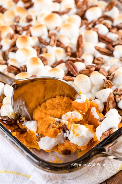 Sweet Potato Casserole With Marshmallows Spend With Pennies