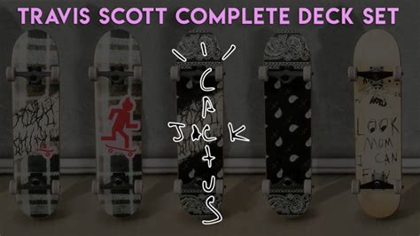 Skater Xl Travis Scott Cactus Jack Complet Deck Set V 100 Gear Real