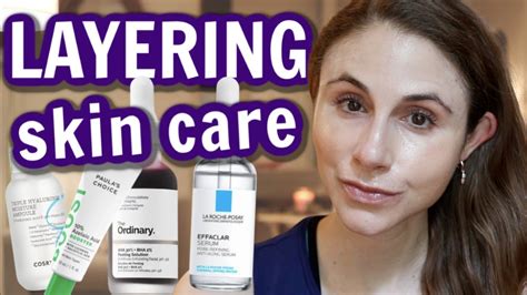 How To Layer Skin Care Products Dr Dray Youtube